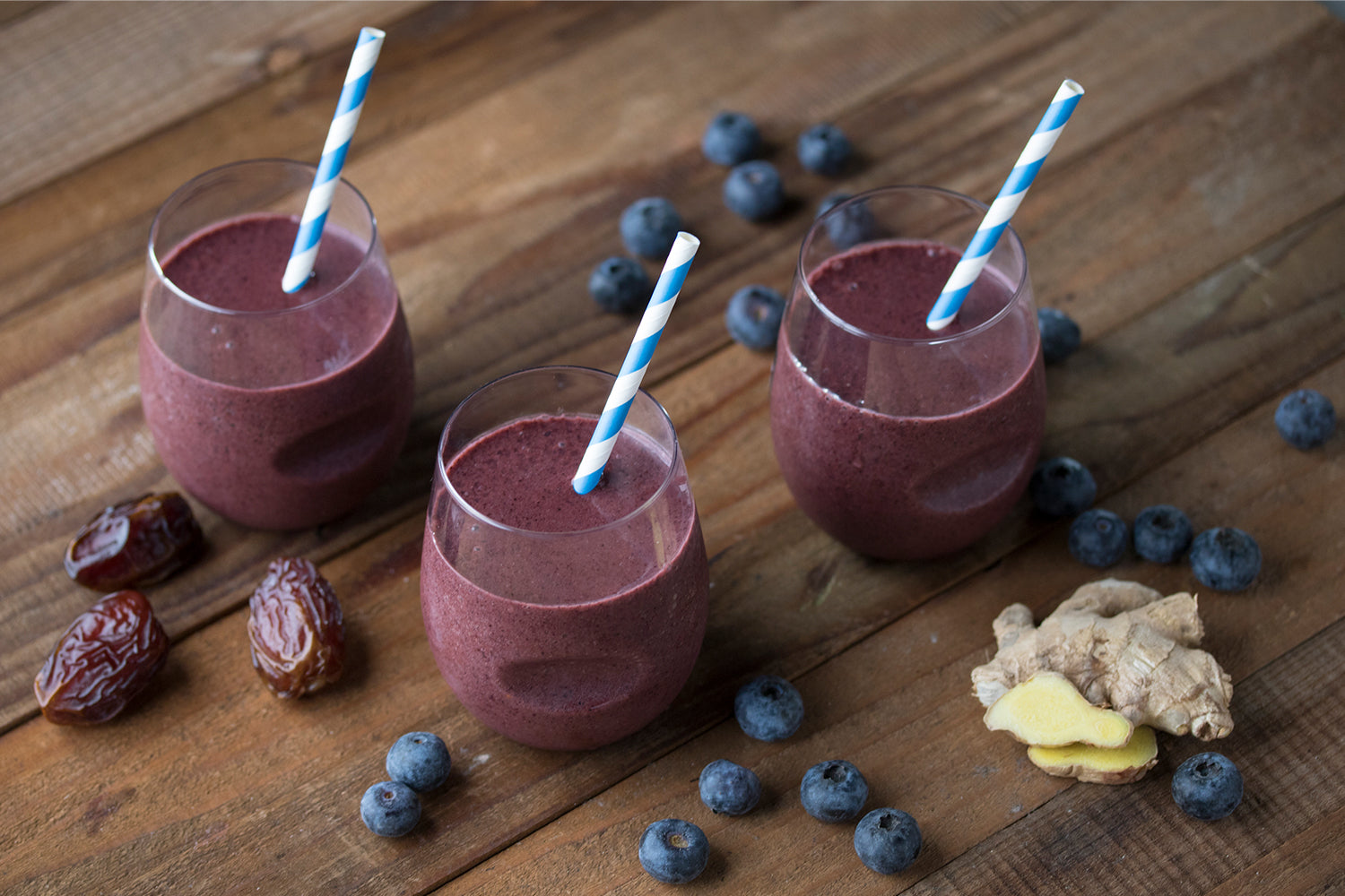 Blueberry Spinach Ginger Date Blueberry Spinach Ginger Date