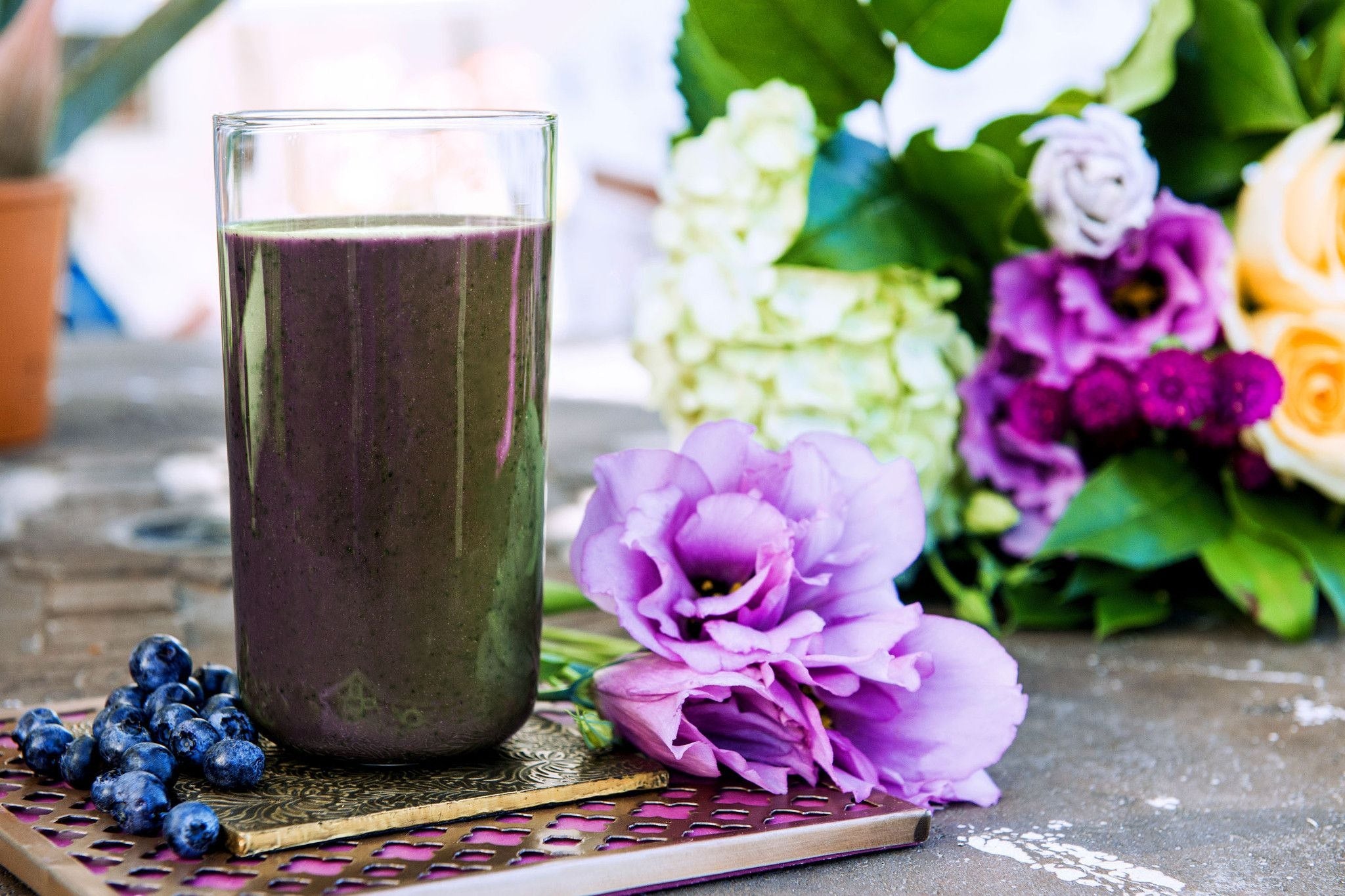 Wild Blueberry Celery Smoothie Wild Blueberry Celery Smoothie