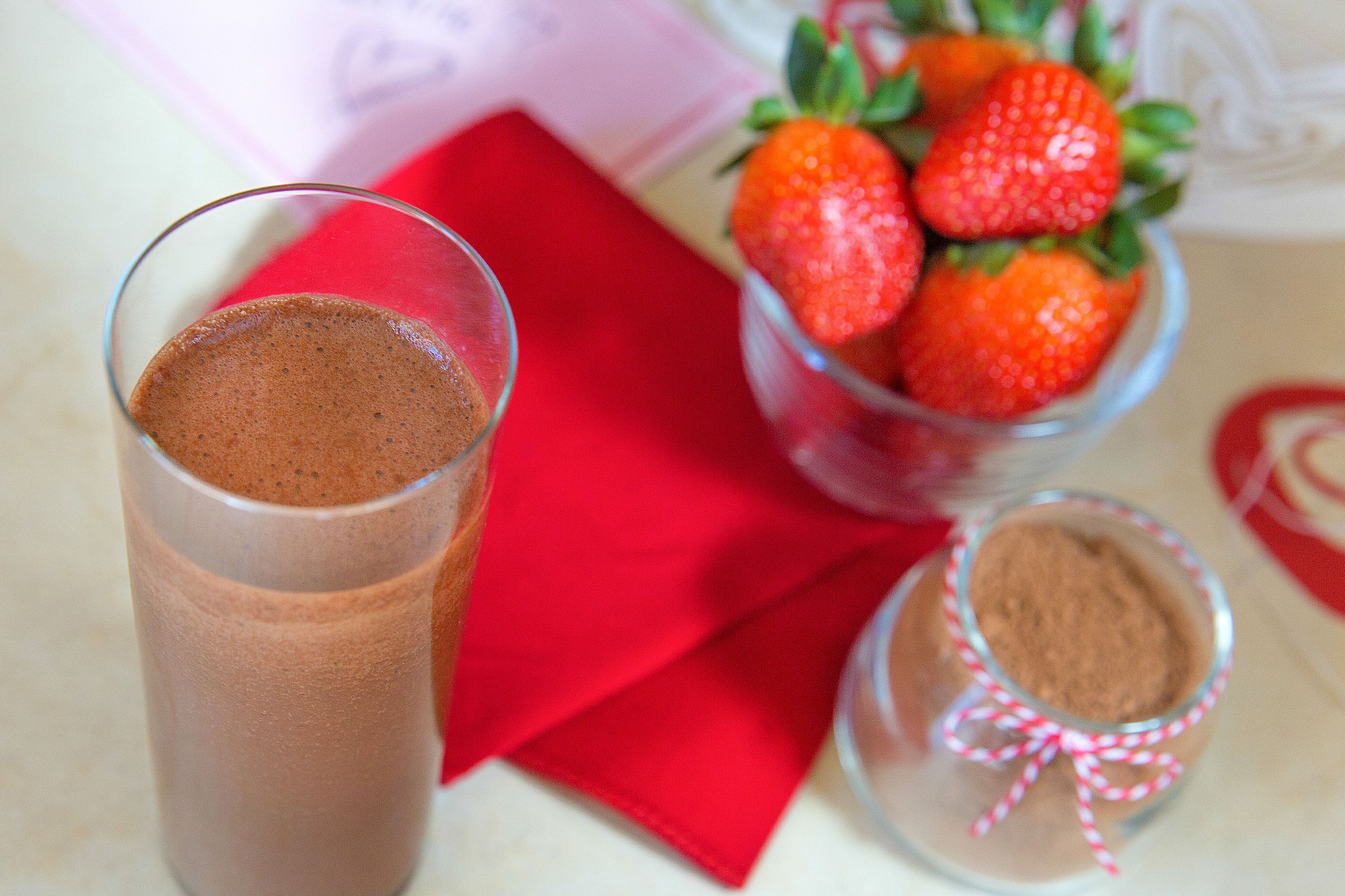 Chocolate-Covered Strawberry Smoothie Chocolate-Covered Strawberry Smoothie
