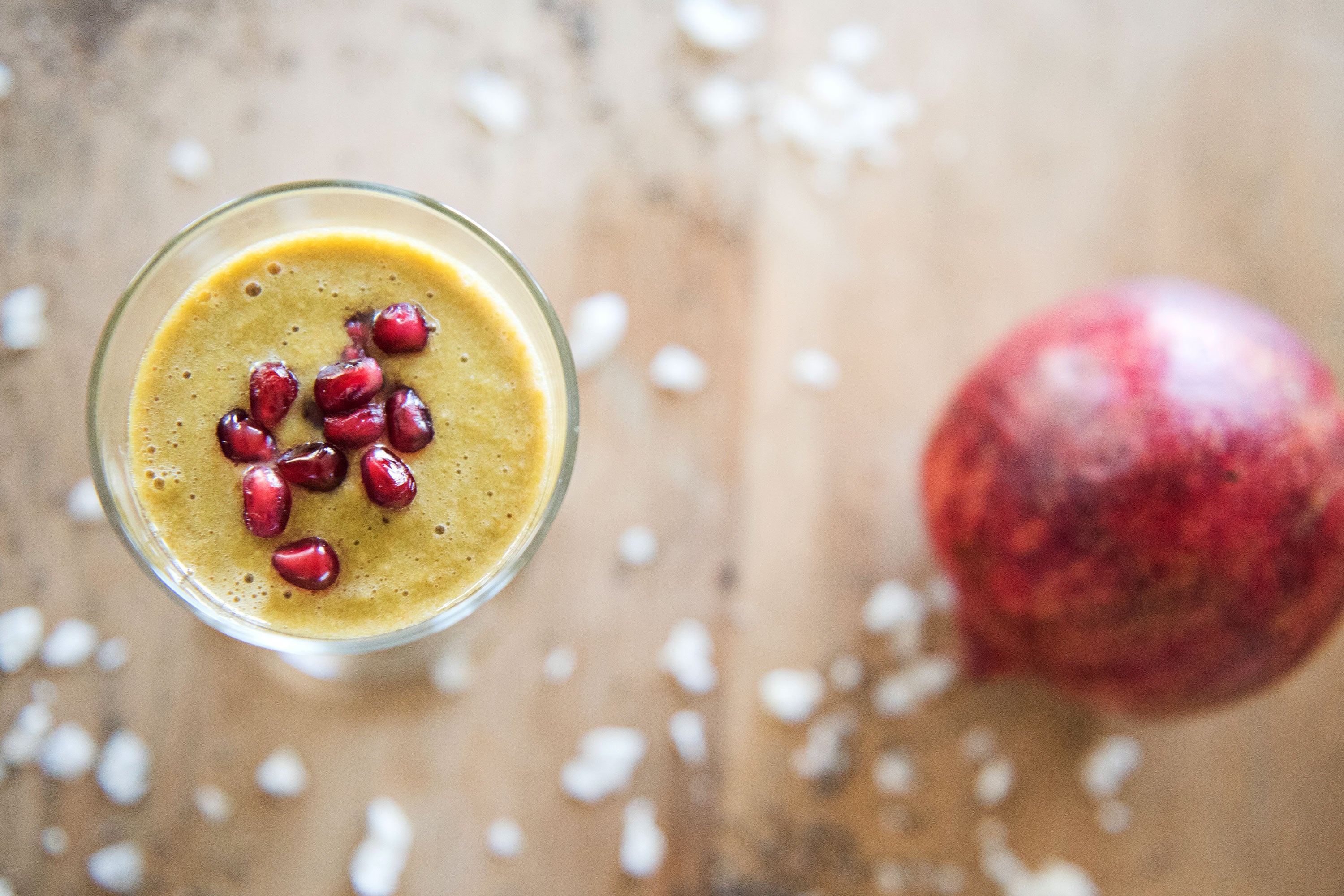 Green Pomegranate Smoothie Green Pomegranate Smoothie