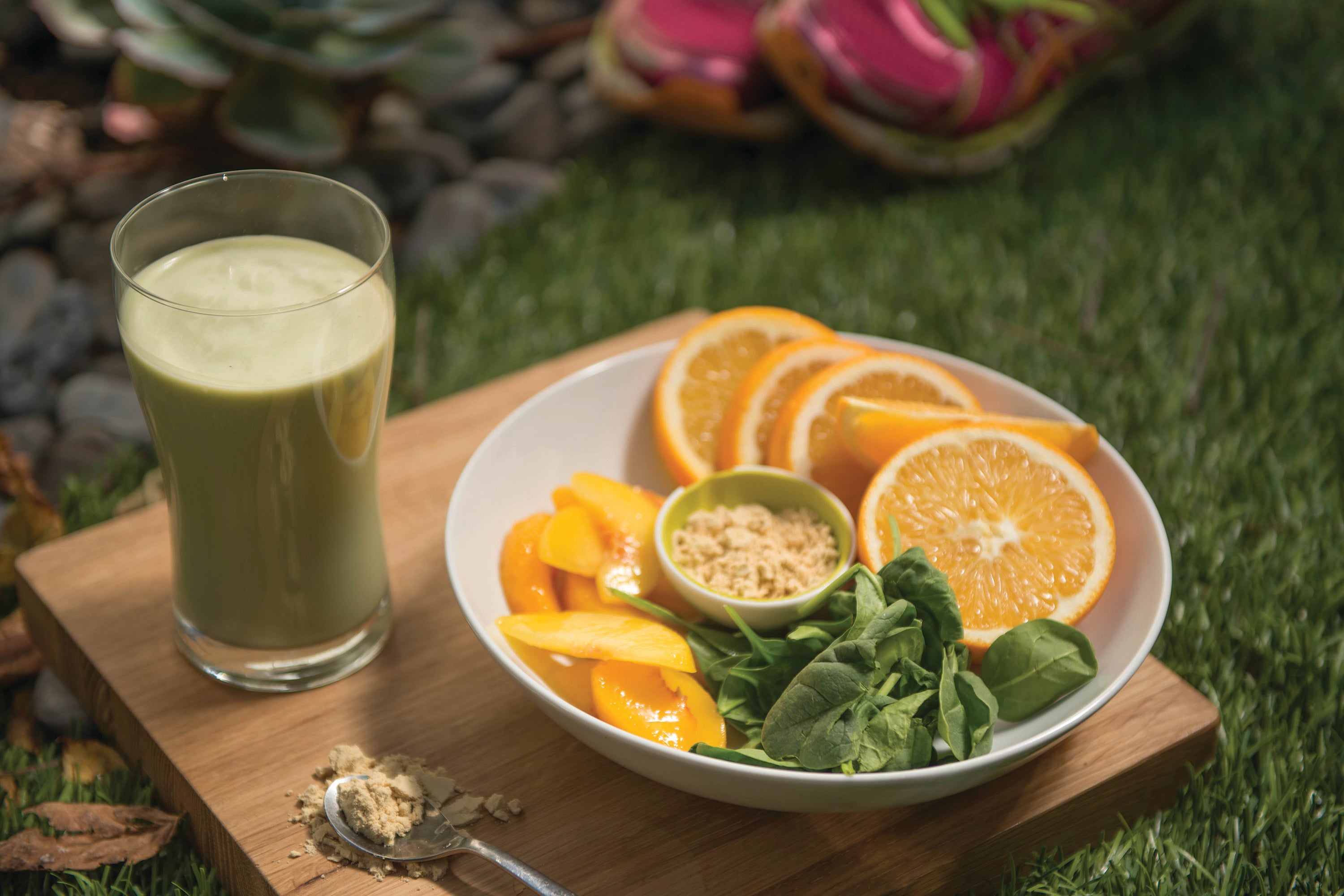 Peaches and Cream Workout Smoothie Peaches and Cream Workout Smoothie