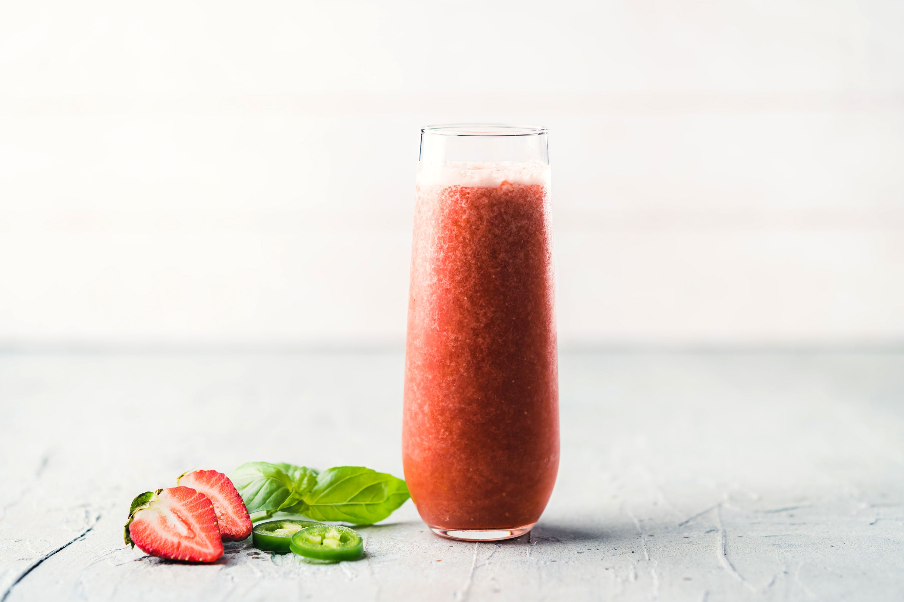 Strawberry Basil and Jalapeno Essence Water Strawberry Basil and Jalapeno Essence Water