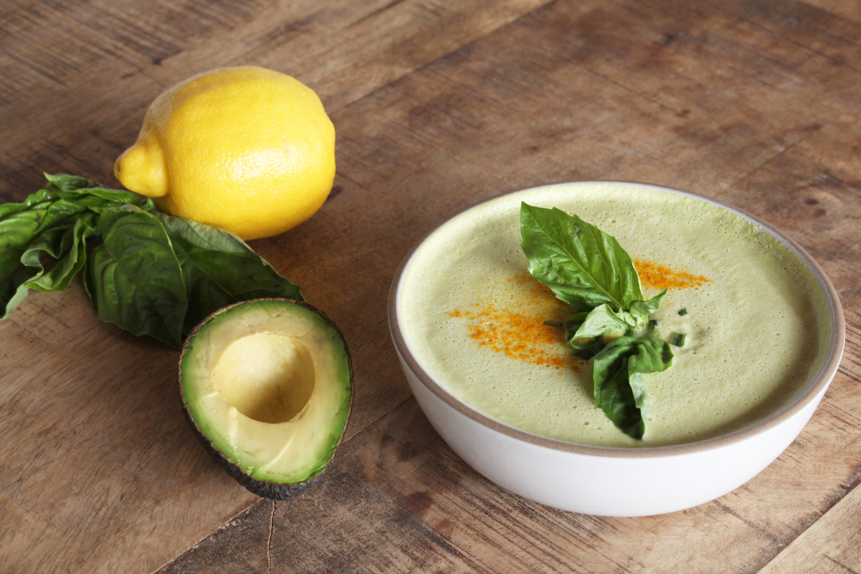 Creamy Corn and Basil Soup Creamy Corn and Basil Soup