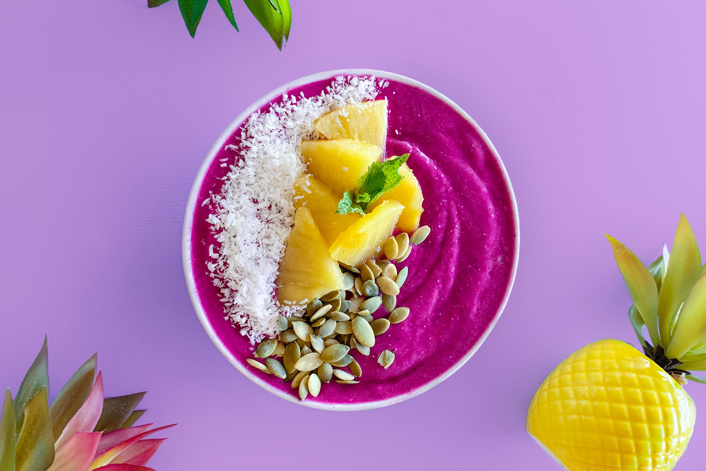 Pitaya Pineapple Smoothie Bowl Pitaya Pineapple Smoothie Bowl