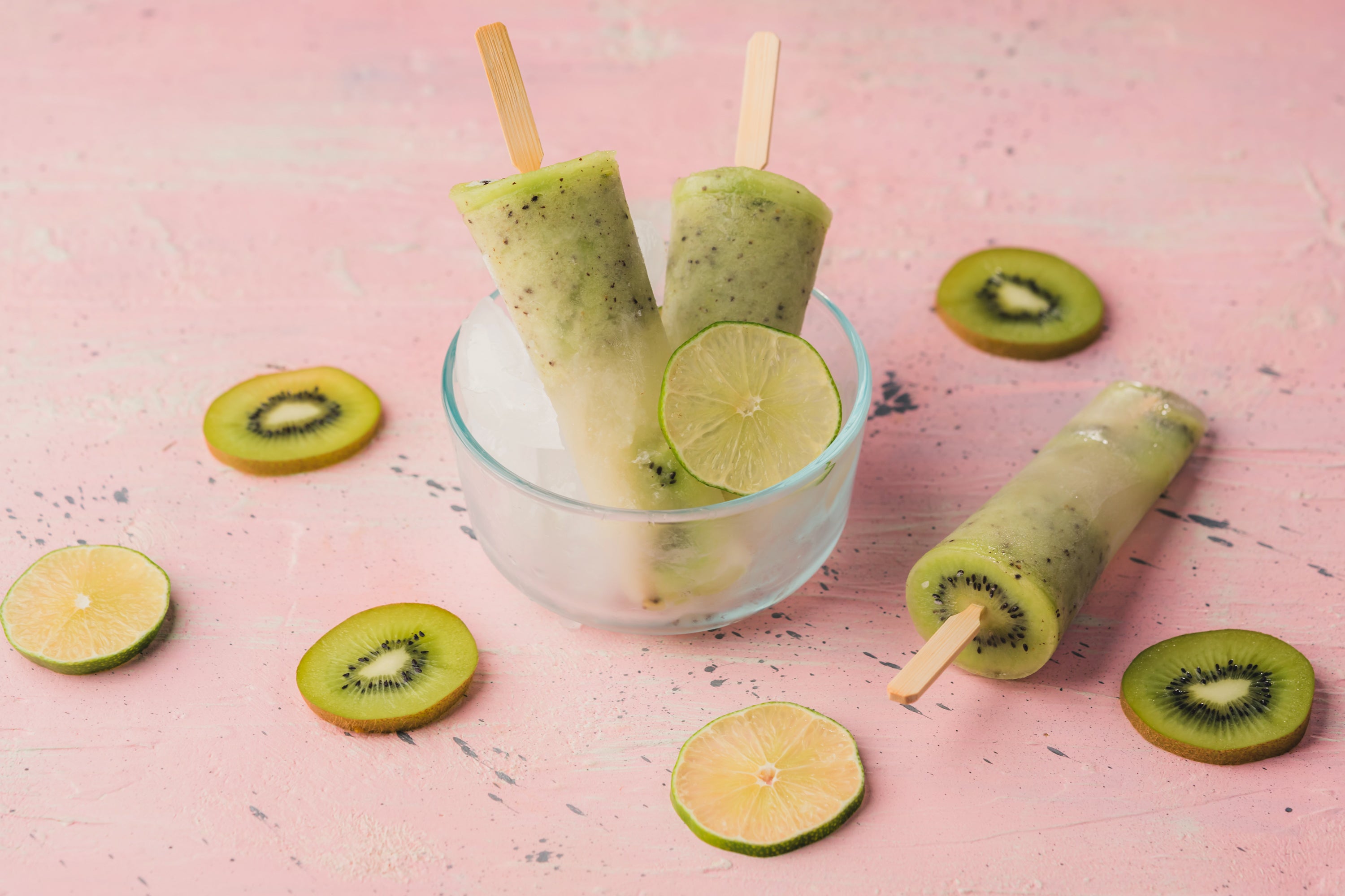 Kiwi Lime Popsicles Kiwi Lime Popsicles