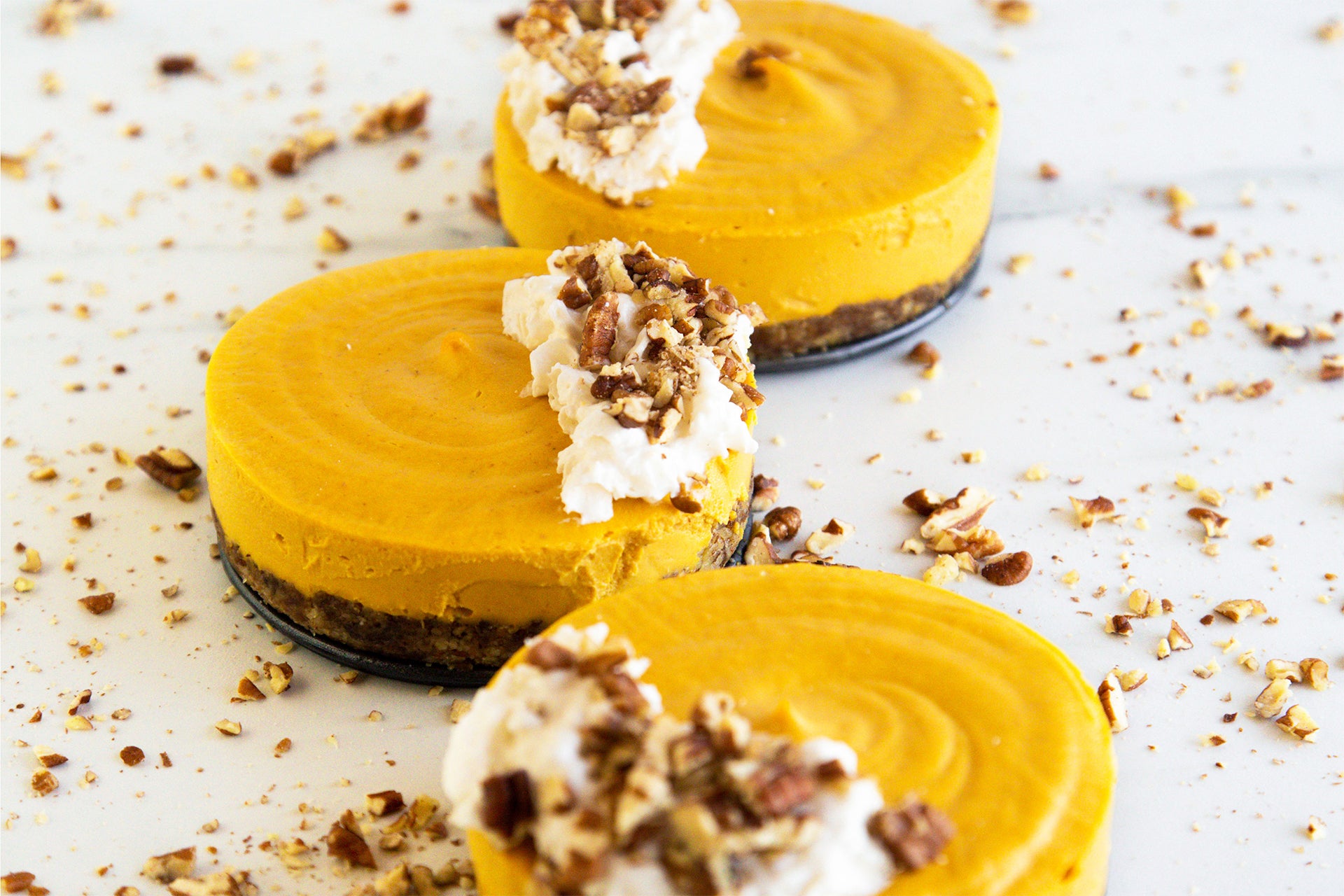 No-Bake Pumpkin Cheesecake No-Bake Pumpkin Cheesecake