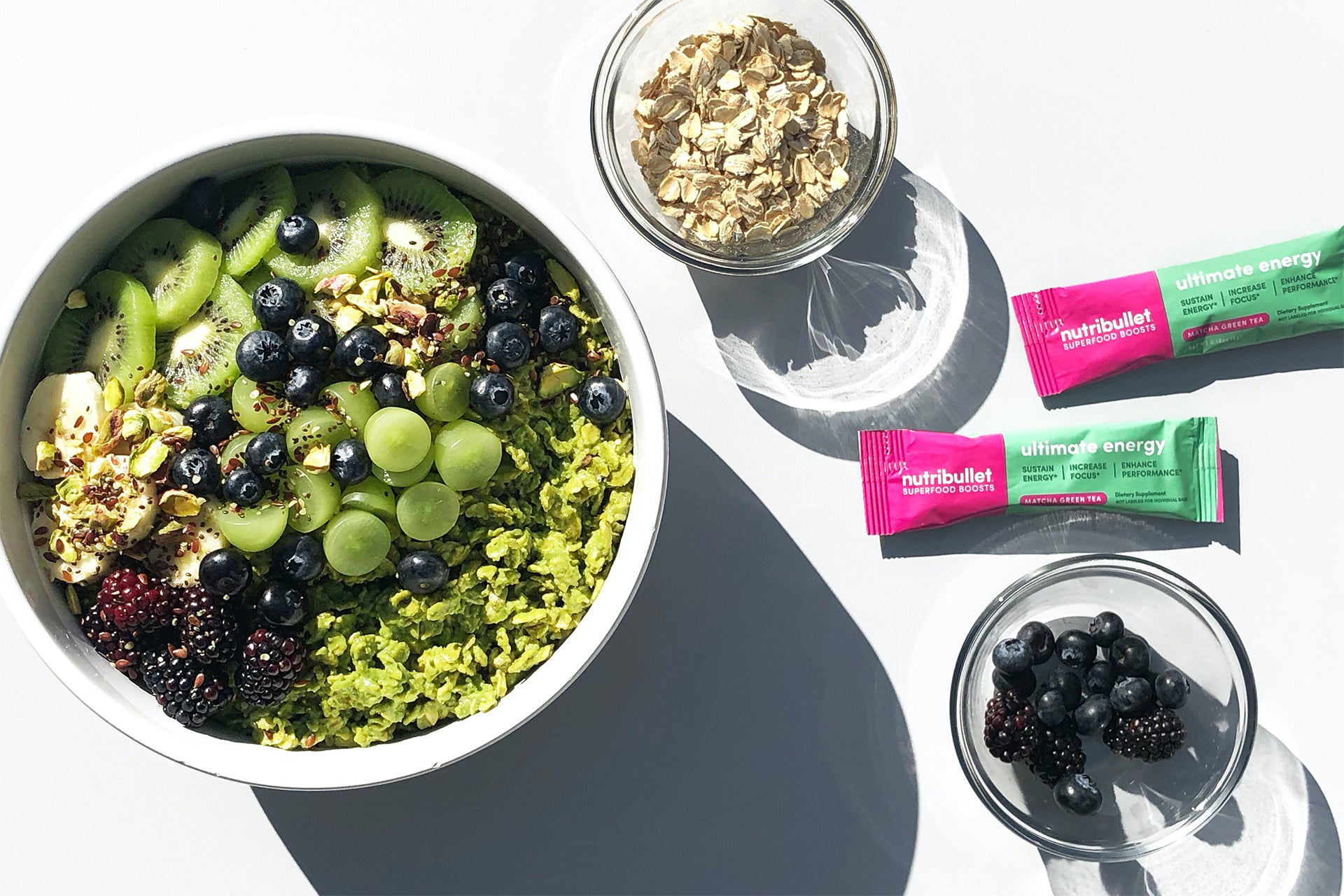 Matcha Pistachio Energy Oats Matcha Pistachio Energy Oats