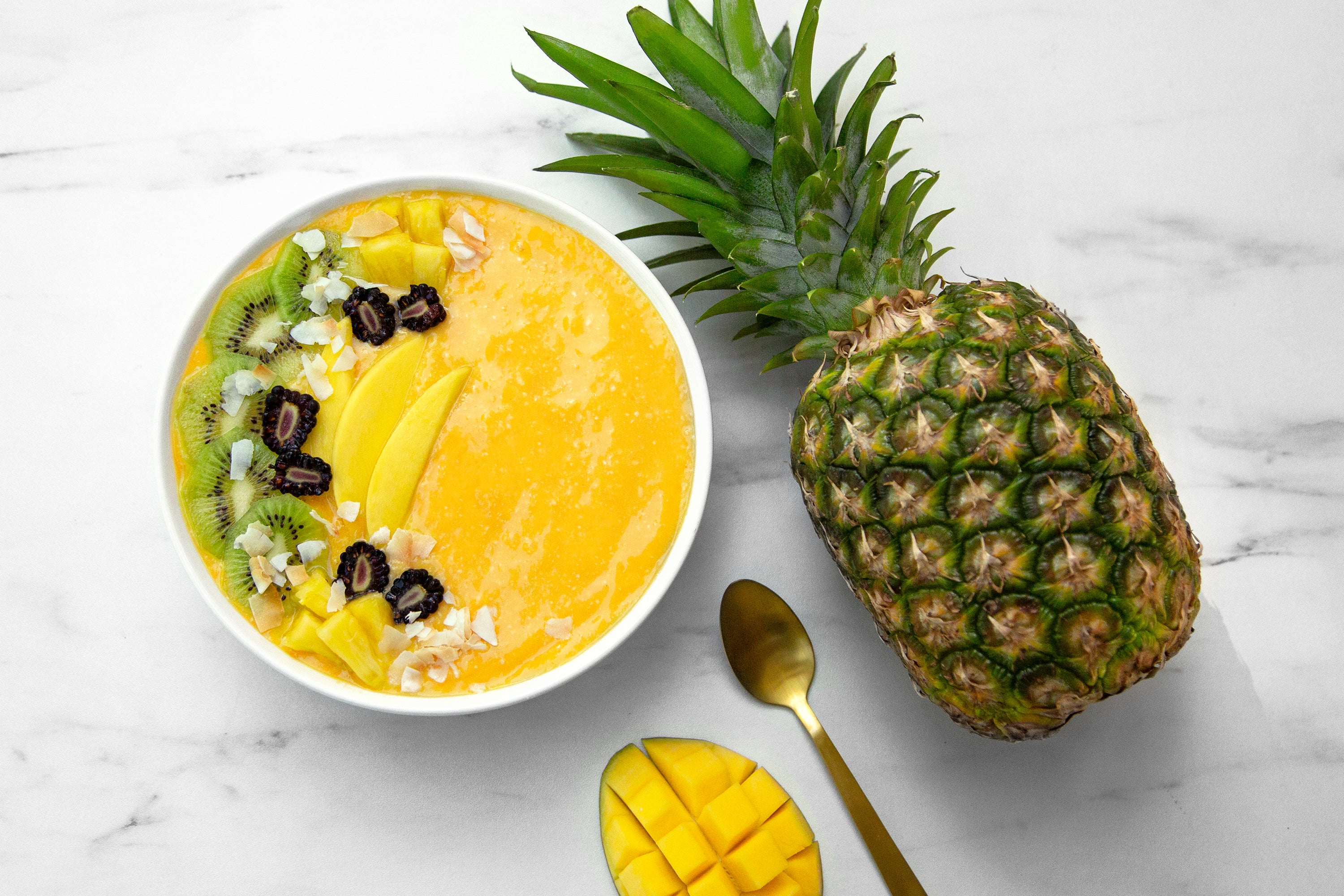 Mango Pineapple Smoothie Bowl Mango Pineapple Smoothie Bowl