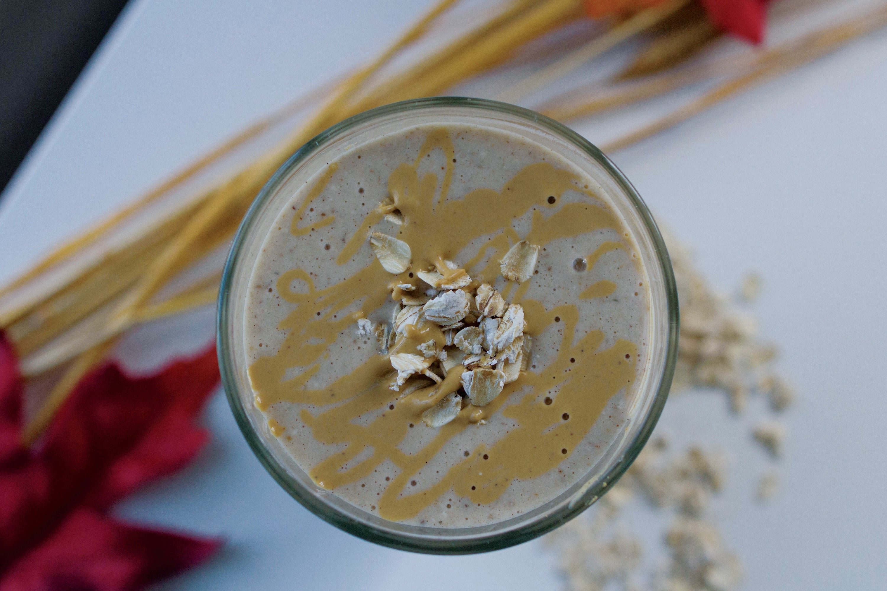 Peanut Butter Oatmeal Smoothie